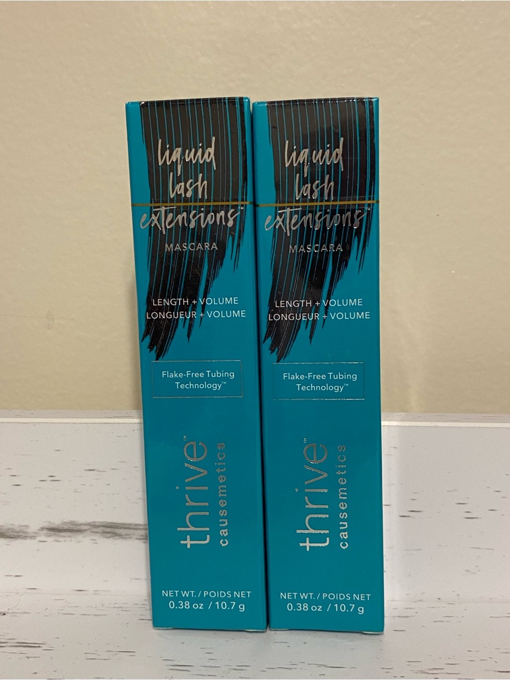 2X Thrive Causemetics Liquid Lash Extensions Mascara Brynn Black .38 oz SEALED